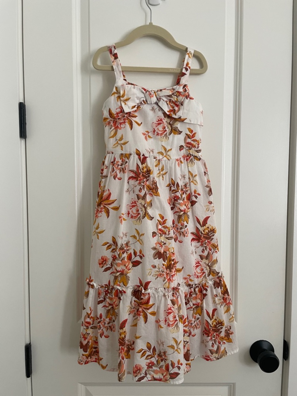 Girls Janie and Jack White Floral Sundress